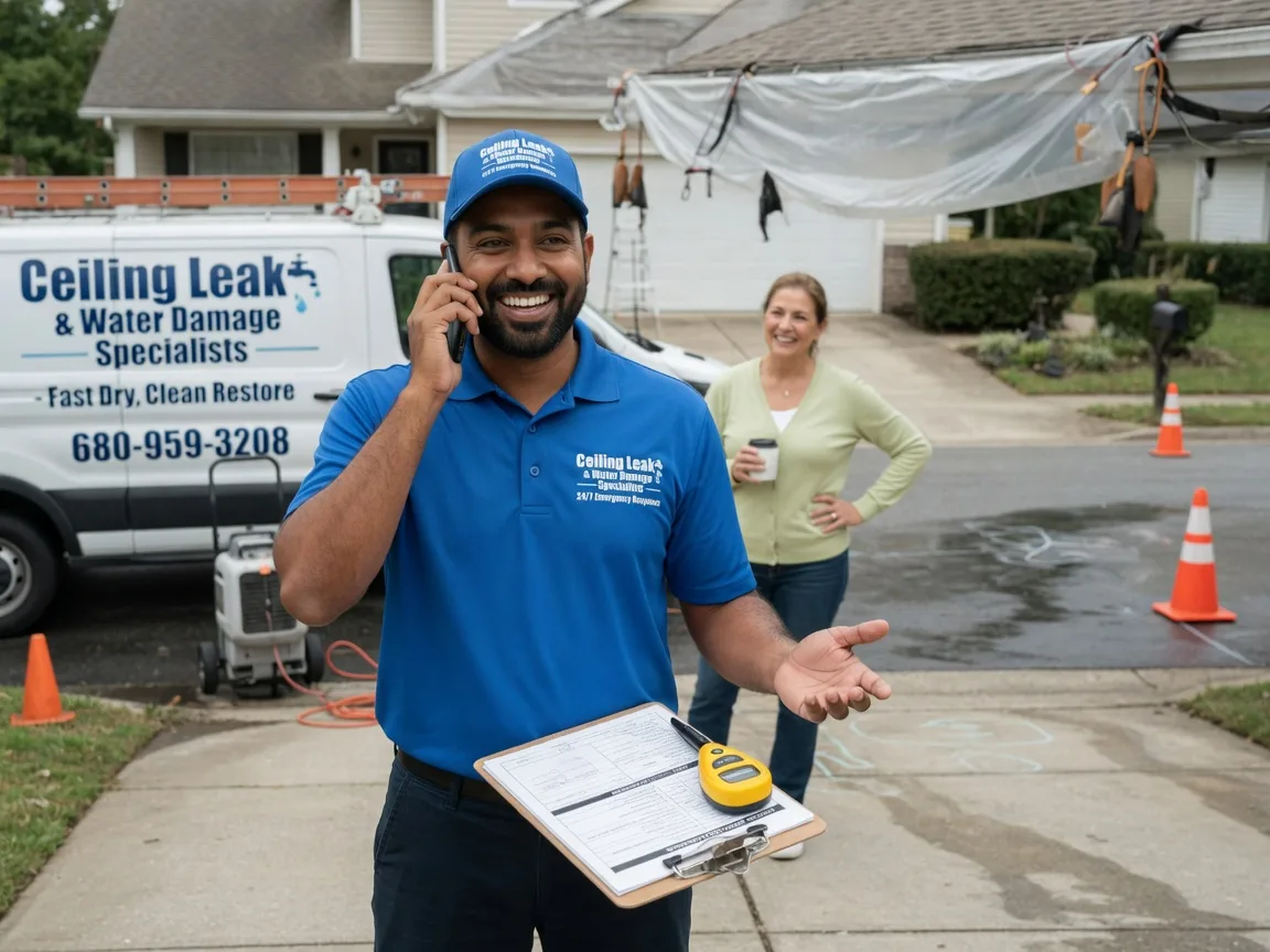 Ceiling Leak Cleanup Powdersville, SC FAQs